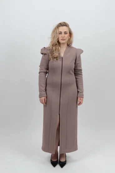 Long-Sleeve Dress Mocco